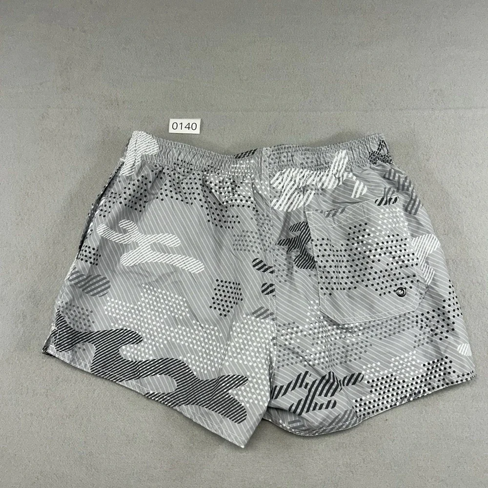 NWT Taddlee Men's Gray Camo Board Shorts Swim- Men's Swim Sz Xs